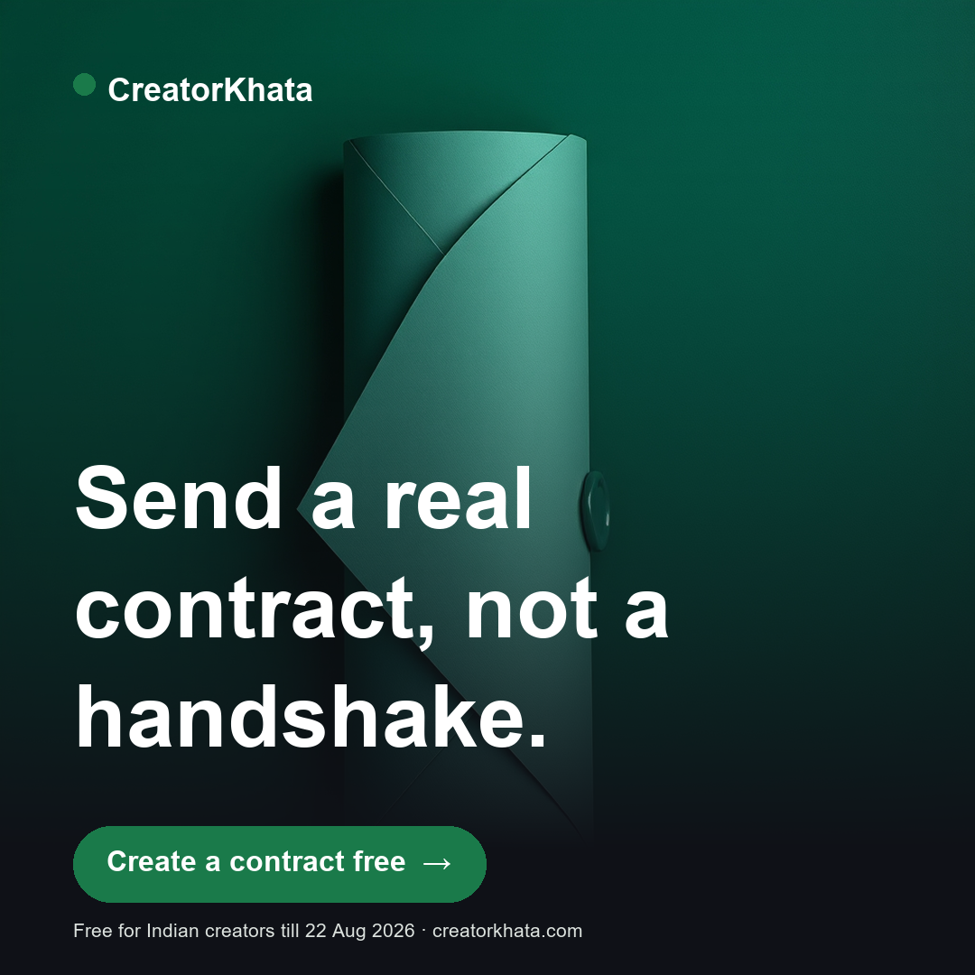 Send a real contract, not a handshake.