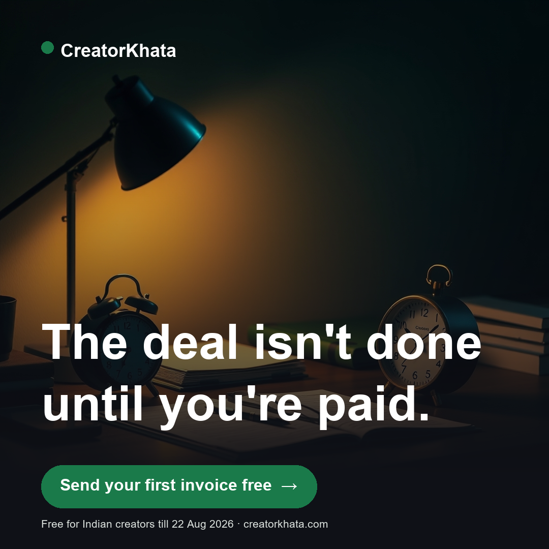 The deal isn't done until you're paid.